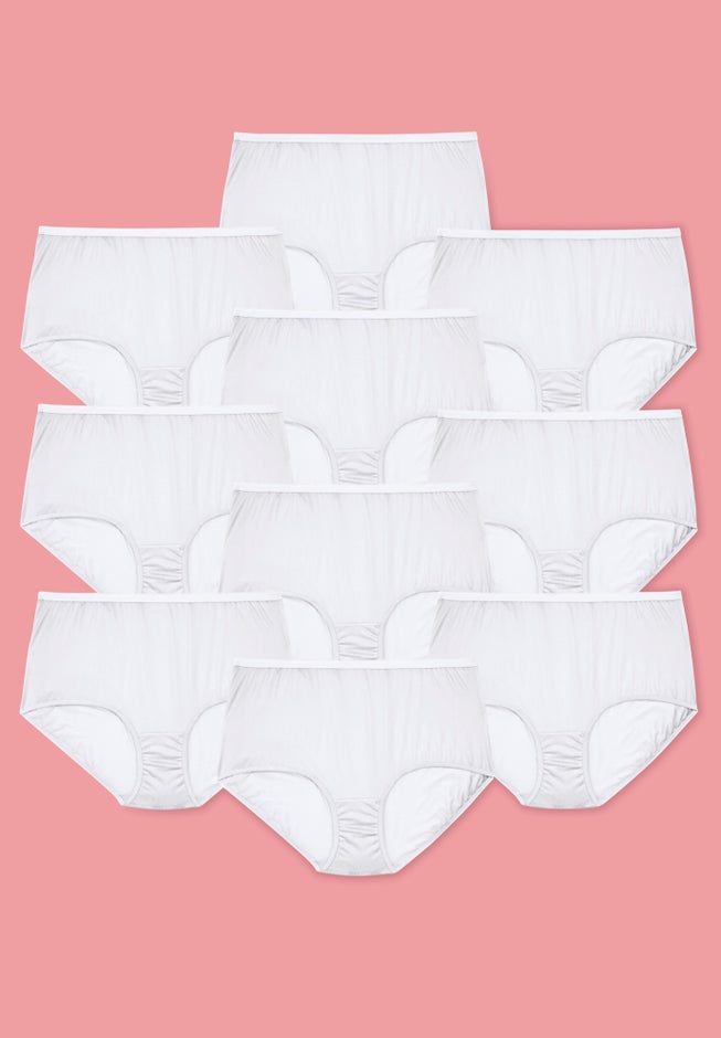 Full Coverage Cotton Brief 10-Pack image number 1