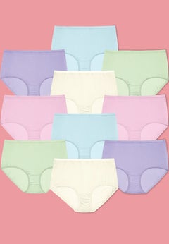Full Coverage Cotton Brief 10-Pack