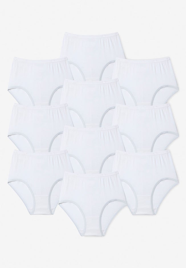 Full Coverage Cotton Brief 10-Pack image number 0