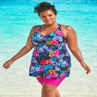 Longer Length Braided Tankini Top image number 2