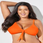 Mentor Tie Front Bikini Top image number null