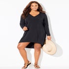 Pack & Go Wrinkle-Resistant Cover Up Hoodie Dress image number 0