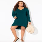 Pack & Go Wrinkle-Resistant Cover Up Hoodie Dress image number 0