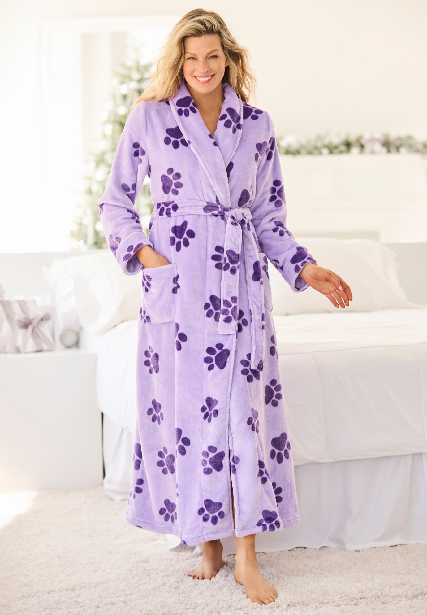 Plush Wrap Robe image number 0