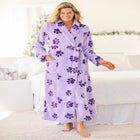 Plush Wrap Robe image number null
