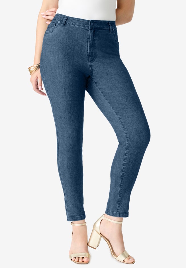 Plus Size Classic Stretch Slim Jean image number 0