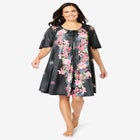 Short Sweeping Printed Lounger image number null