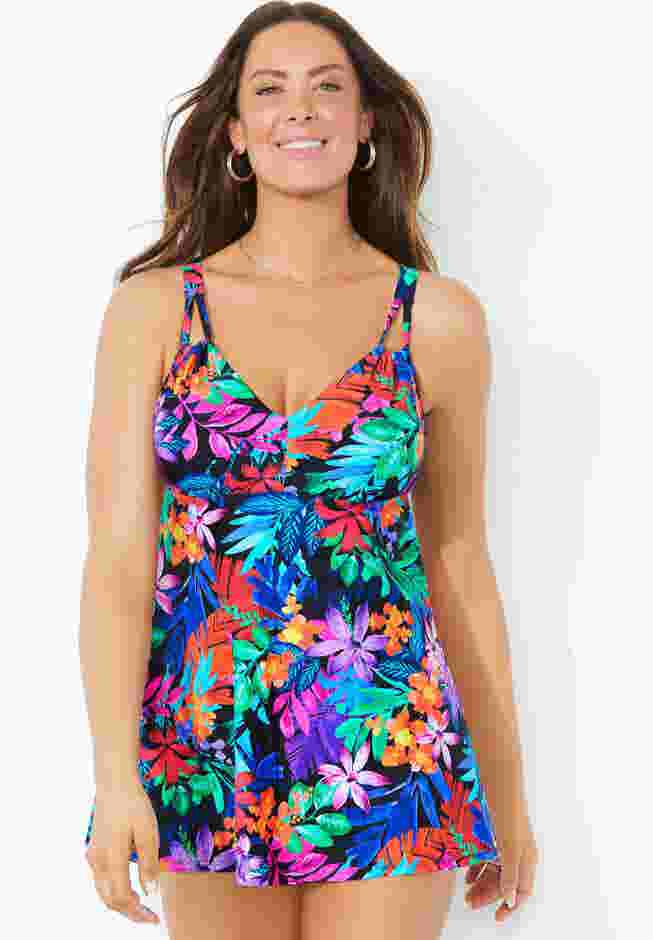Loop Strap Two-Piece Swimdress image number 4