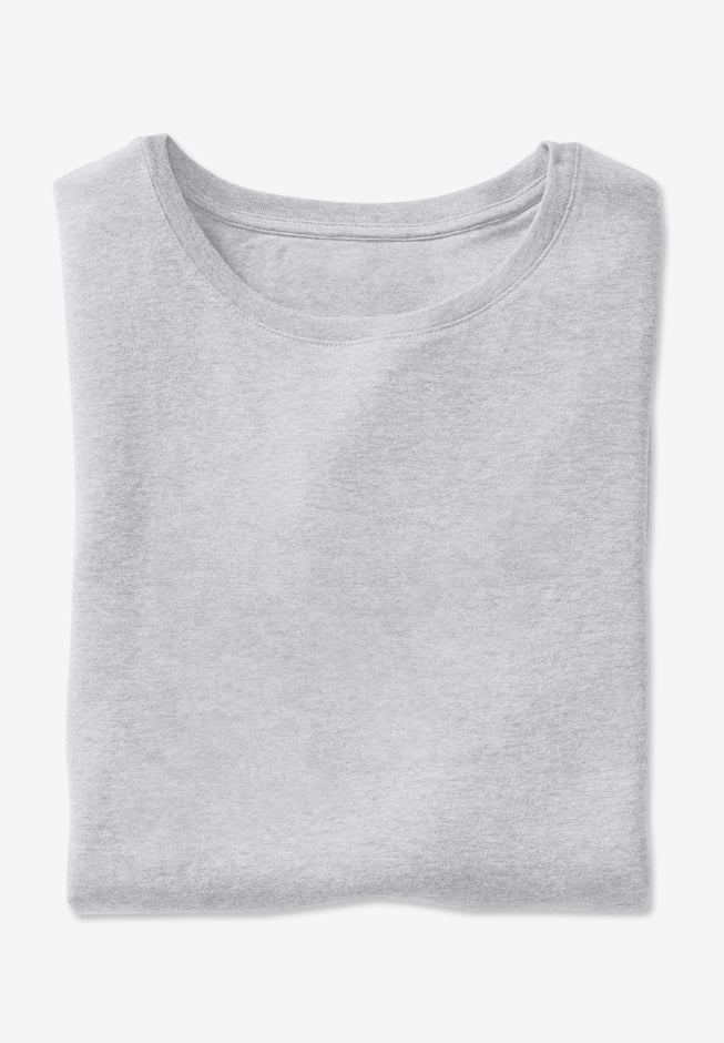 Perfect Printed Long-Sleeve Crewneck Tee image number 3