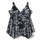 Handkerchief-Hem Two-Piece Swim Dress image number null