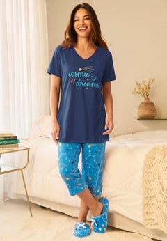 2-Piece Capri Cotton PJ Set