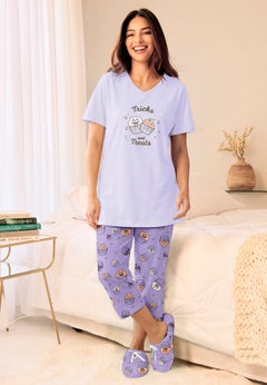 2-Piece Capri Cotton PJ Set