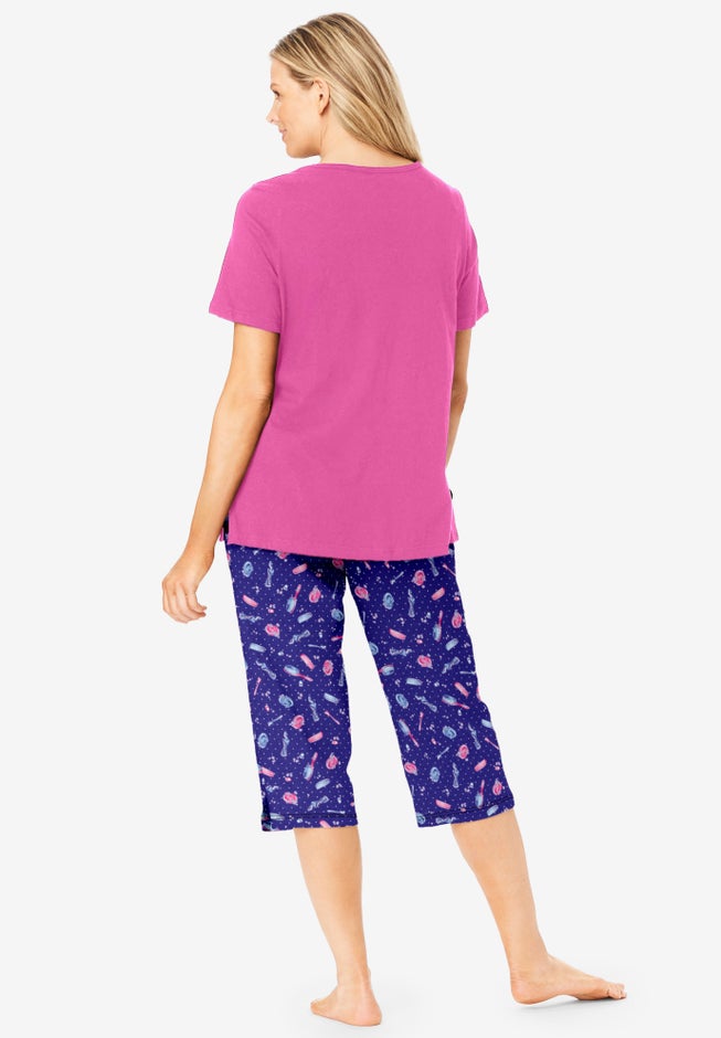 2-Piece Capri Cotton PJ Set image number 1