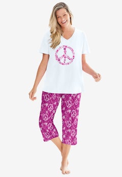 2-Piece Capri Cotton PJ Set