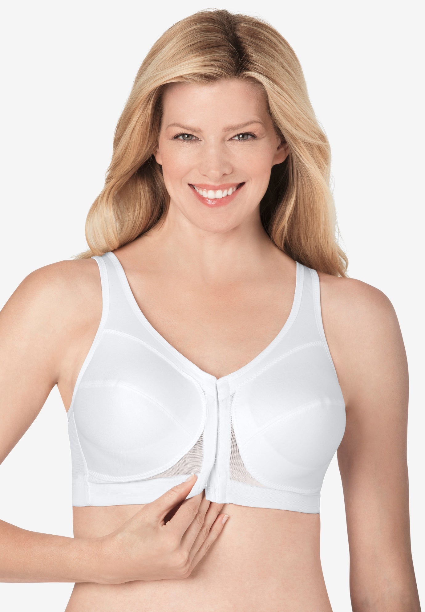 Glamorise&reg; Magic Lift&reg; Front-Close Posture Wireless Bra 1265 image number 1