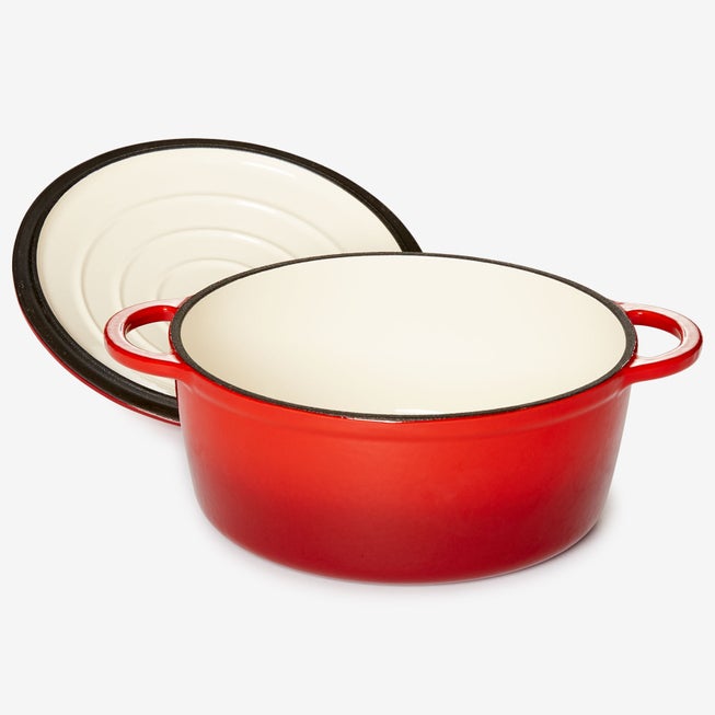 2.8-Qt. Cast Iron Casserole Dish image number 1