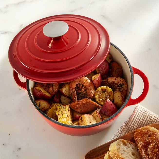 2.8-Qt. Cast Iron Casserole Dish image number 0