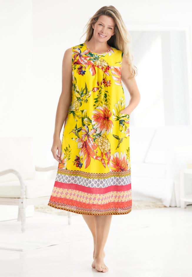 Sleeveless Print Lounger image number 2