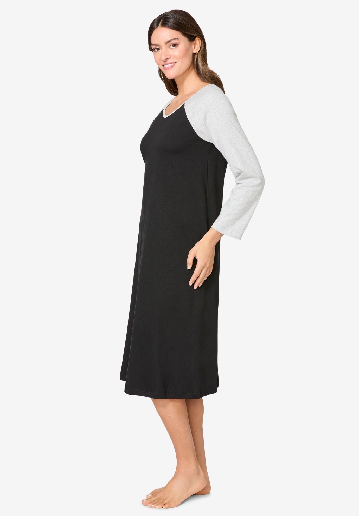 Avenue Body Baseball Sleepshirt image number 2