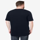 Shrink-Less&trade; Lightweight Longer-Length Crewneck Pocket T-Shirt image number null