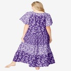 Long Tiered Print Lounger image number 1