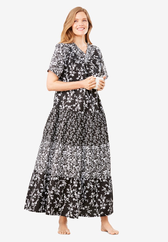 Long Tiered Print Lounger image number 0