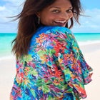 Ruched Caftan Cover Up image number 3