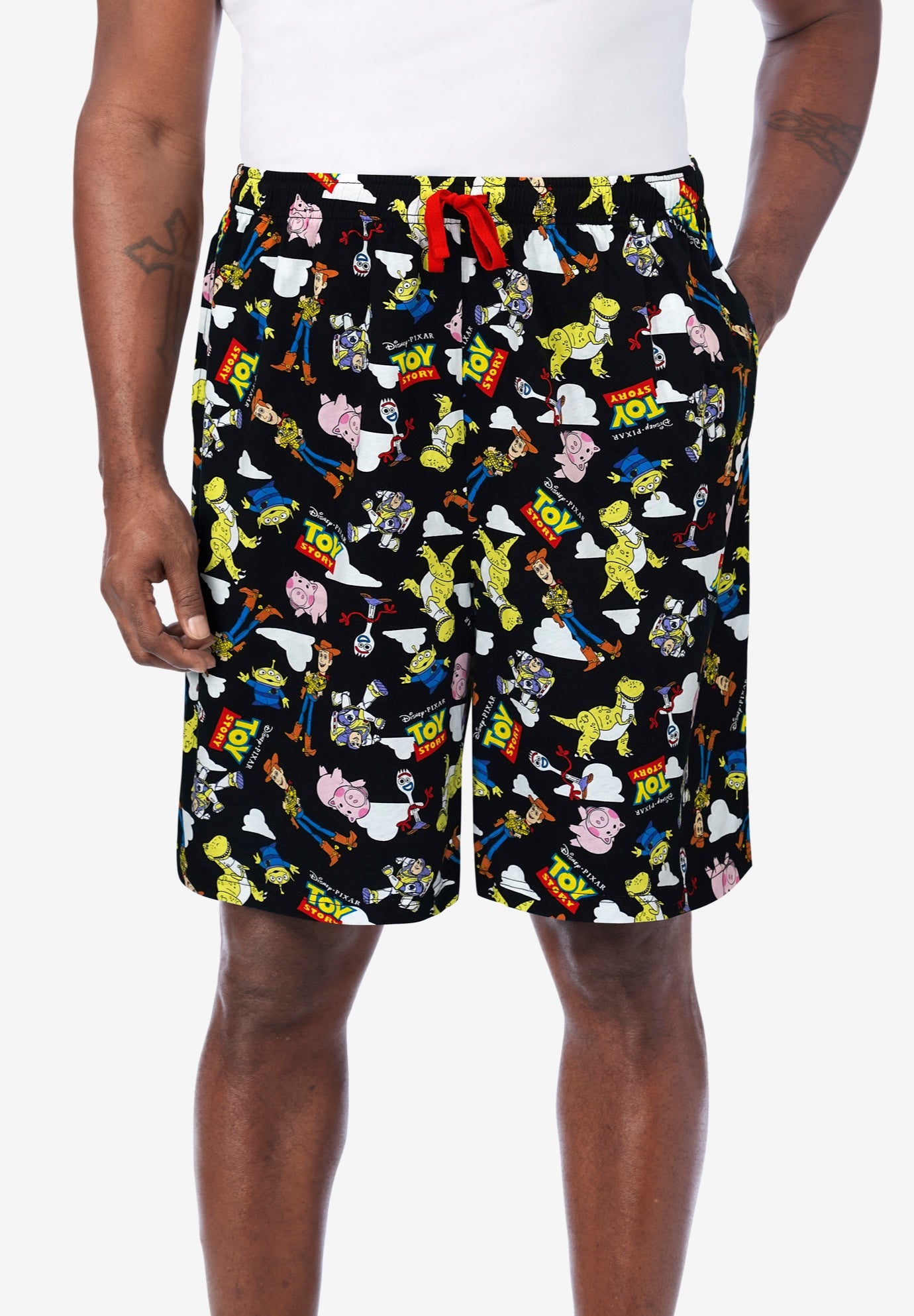 Licensed Novelty Pajama Lounge Shorts image number 0
