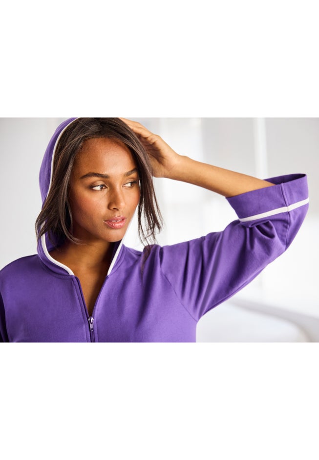 Long French Terry Robe image number 5