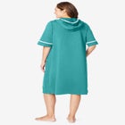 Short French Terry Robe image number null