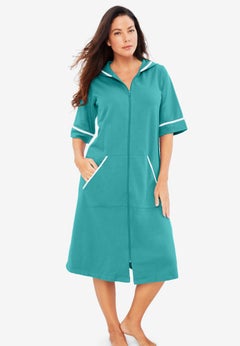 Short French Terry Robe