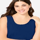 Knit Sleep Tank image number null