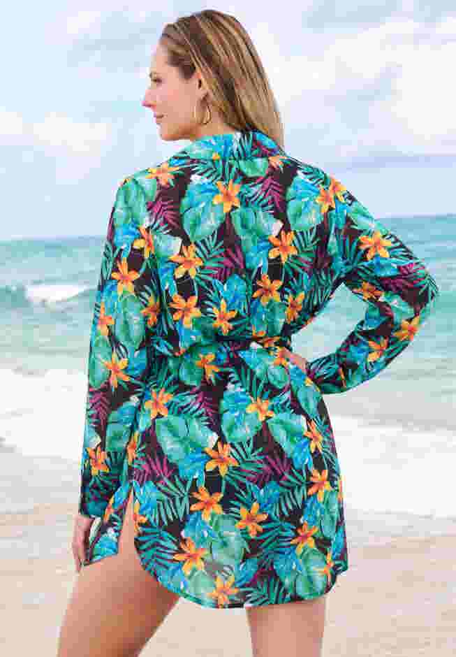 Button-Down Cover Up image number 1