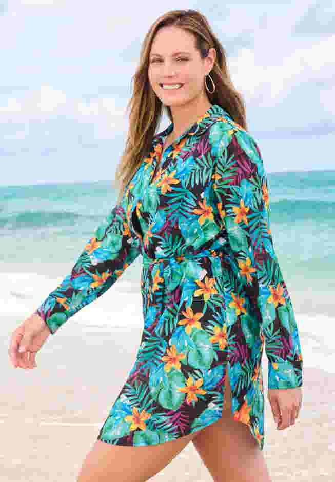 Button-Down Cover Up image number 2