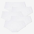 Full Coverage Stretch Cotton Brief 5-Pack image number null