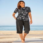 Cross-Back Swim Tee image number null