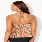 Braid Trim Halter Tankini Top image number null