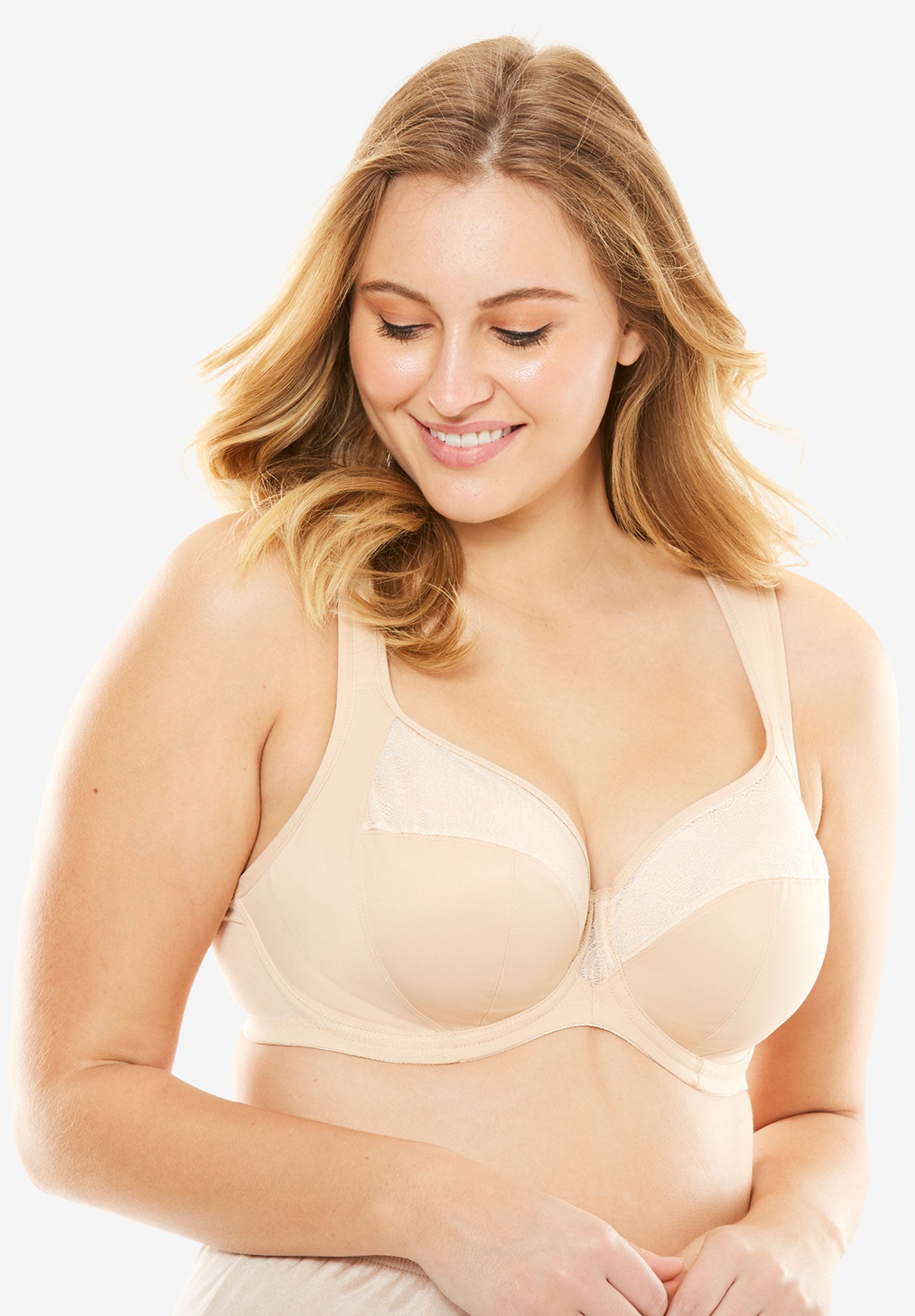 Heather Banded Underwire Bra 6060 image number 0