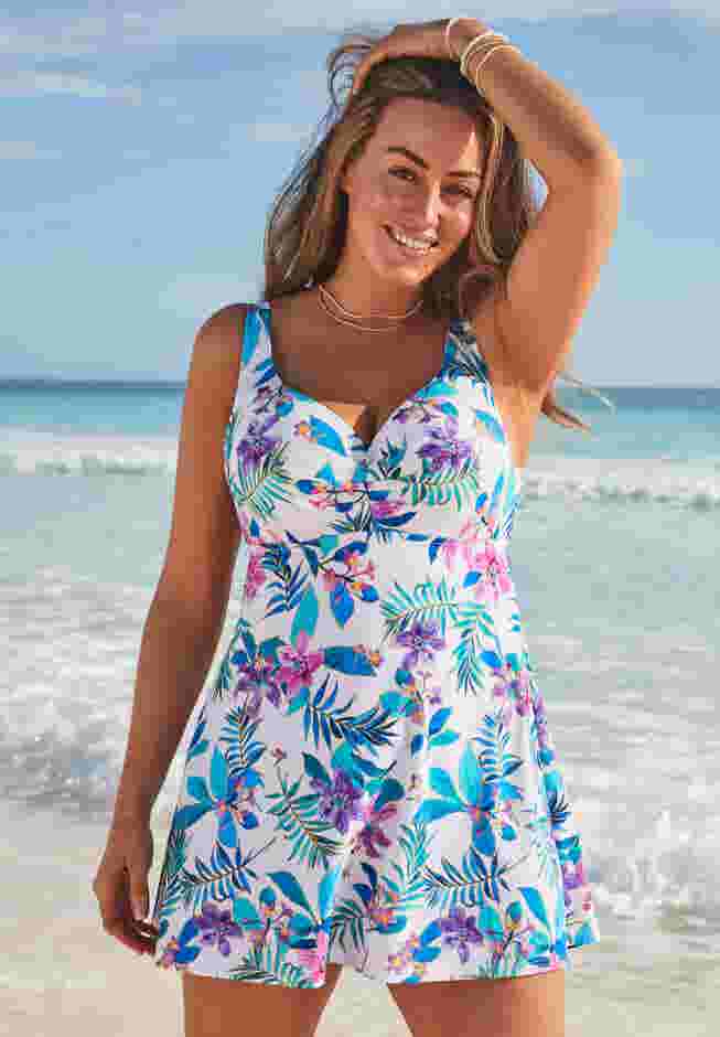 Sweetheart Underwire Swimdress image number 0