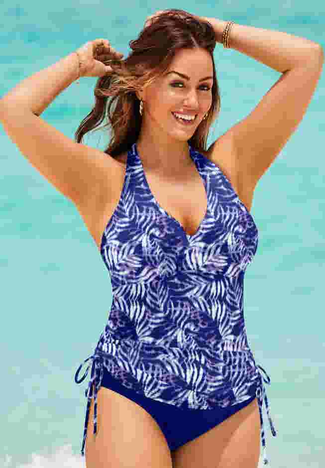 Adjustable Underwire Tankini Top image number 0