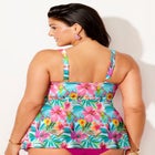 V-Neck Twist Tankini Top image number null