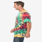 Lightweight Tie-Dye Crewneck Tee image number null