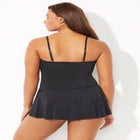 Ruched Skirted Bandeau Swimdress image number 2