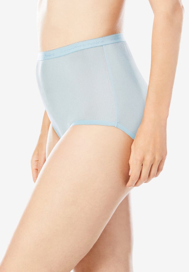5-Pack Classic Silky Nylon Brief image number 3