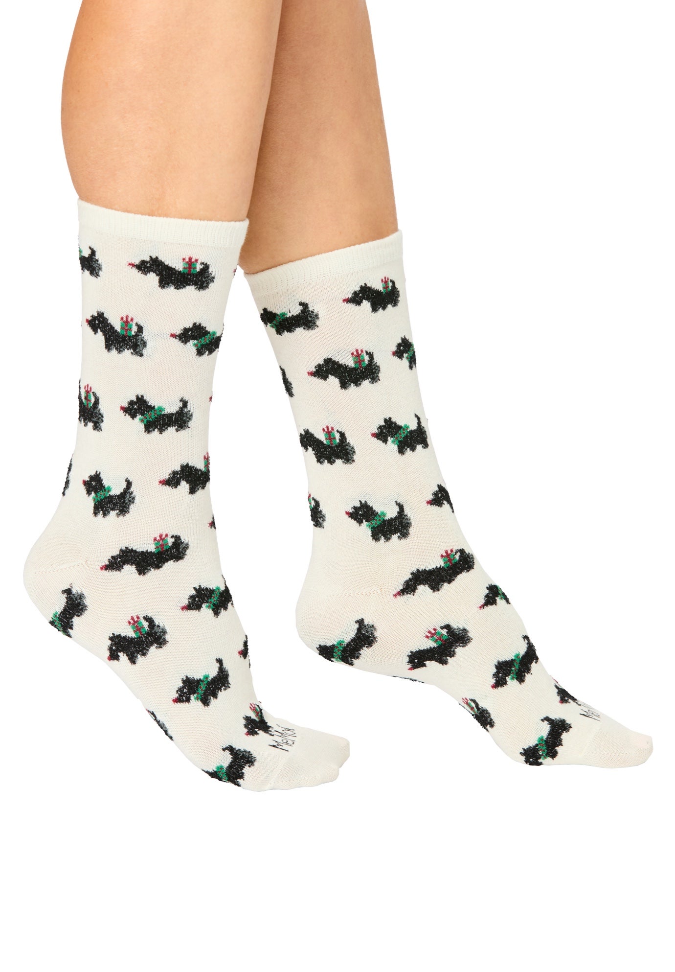 MeMoi® 2-Pack Holiday Crew Socks image number 9