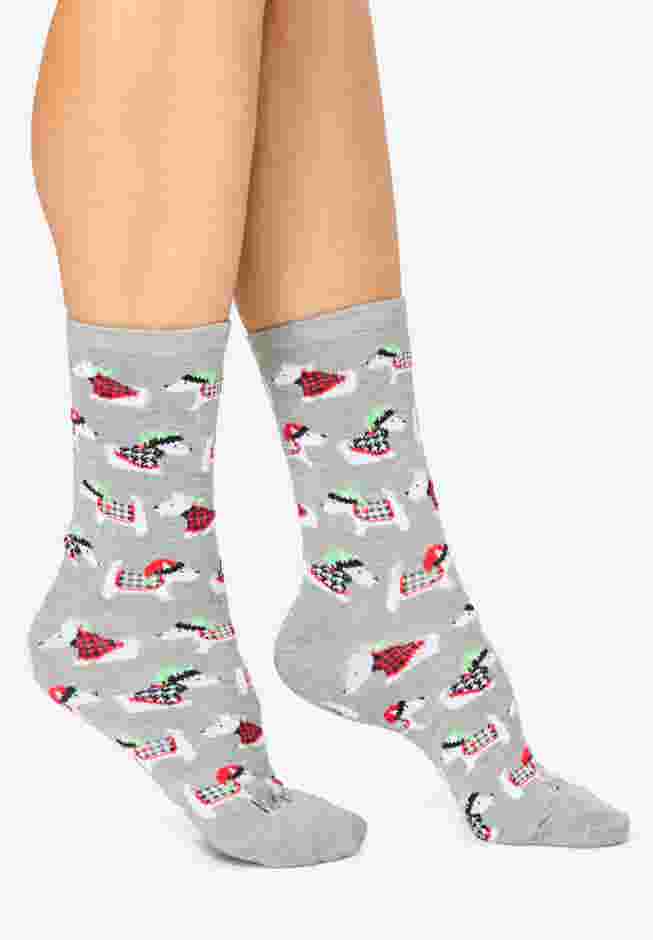 MeMoi® 2-Pack Holiday Crew Socks image number 2