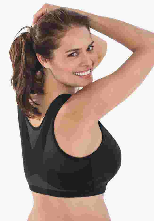 Front Close Wireless Posture Bra image number 1