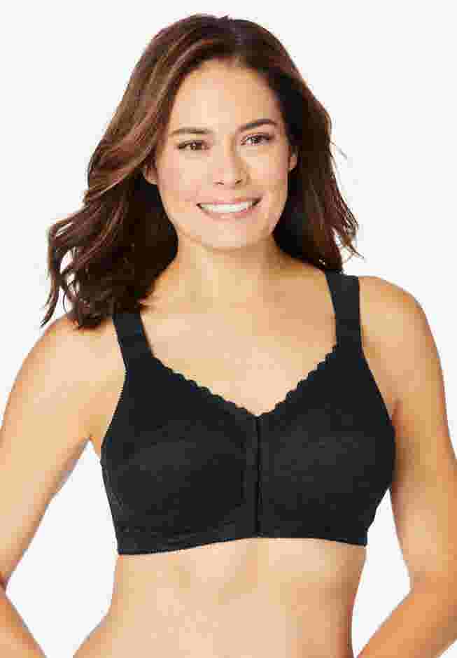Front Close Wireless Posture Bra image number 0