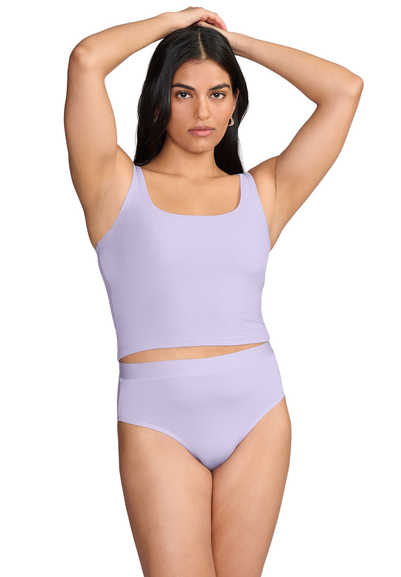 The Square Neck Tank - Modal Silk Rib image number 1