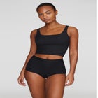 The Square Neck Tank - Modal Silk Rib image number null